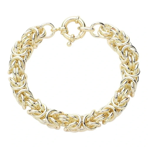 1️⃣0️⃣Gold Filagree Bracelet - Stunning - Picture 1 of 2